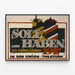 Vintage-Poster Soll und Haben 1917 Historische Wanddekoration — gerahmtes Bild an der Wand