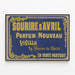 Vintage-Poster Sourire d'Avril Parfum Nouveau Viville — gerahmtes Bild an der Wand