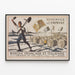 Vintage-Poster Abonnieren Sie die Anleihe der Französischen und Italienischen Bank — gerahmtes Bild an der Wand