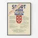Vintage-Poster Sportwoche Haarlem 1938 - Retro-Wanddekoration
