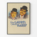 Vintage-Poster von Stan Laurel und Oliver Hardy zur Wanddekoration