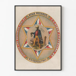 star-whiskey-distilled-and-warranted-pure-by-c-l-dixon-cynthiana-ky-w-b-crowell-jr-agent-new-york