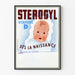 Vintage-Poster STEROGYL Vitamine D für Babys