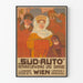 Vintage-Poster Süd-Auto Reparaturwerke und Garage in Wien