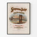 Poster Hängebrücke Grand March - Vintage-Wanddekoration