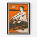 Vintage-Poster der Syracuse University Ruderboot 1905