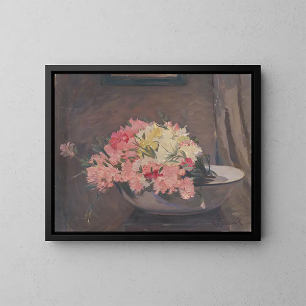 Nelken - Stefan Polkorb — gerahmtes Bild an der Wand