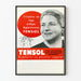 Vintage-Werbeplakat Tensol für die Wanddekoration