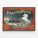 Vintage-Poster Pratts Food für Pferde und Rinder — gerahmtes Bild an der Wand