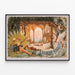 Vintage-Poster Die Tausendundeine Nacht Wanddekoration — gerahmtes Bild an der Wand