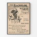 Vintage-Poster The Bachelor of Arts zur Wanddekoration