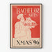 Vintage-Poster The Bachelor of Arts Weihnachten '96