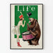 Vintage-Poster Unser Bär Batterie und Majorette