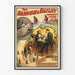 Vintage-Poster The Barnum & Bailey mit Schimpanse Charles 1st