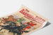 Vintage-Poster von Barnum & Bailey mit römischem Pferderennen
