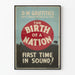 Vintage-Poster "The Birth of a Nation" von D.W. Griffith
