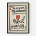 Vintage-Poster 'The Bishop Misbehaves' für Wanddekoration