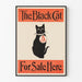 Vintage-Poster The Black Cat für Wanddekoration