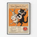 Vintage-Poster Die schwarze Katze - März 1896 Retro-Wanddekoration