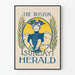 Vintage-Poster The Boston Sunday Herald für Wanddekoration
