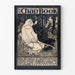 Plakat Jugendstil The Chap Book - Vintage-Illustration in Schwarzweiß