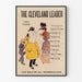 Vintage-Poster The Cleveland Leader – Retro-Wanddekoration mit Zeitungsdruck aus dem 19. Jahrhundert