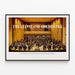 Poster des Cleveland Orchestra mit Lorin Maazel — gerahmtes Bild an der Wand