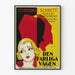 Vintage-Poster Den Farliga Vägen – Retro-Kino-Wanddekoration