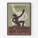Plakat Theater Das neue Kleid des Kaisers Vintage Ohio
