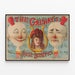 Vintage-Poster The Galway's Music Excentrics — gerahmtes Bild an der Wand