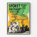 Vintage-Poster Spöket Reser Västerut Poster Film Klassisch