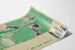 Poster The Green Tree Library - Natur- und Hühnerillustration, Vintage-Wanddekoration