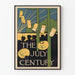 Vintage-Poster The July Century mit dekorativen Laternen