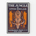 Vintage-Poster The Jungle von Upton Sinclair – Retro-Wanddekoration