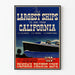 Vintage-Poster der Schiffe der Panama Pacific Line für maritime Wanddekoration