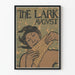 Künstlerischer Vintage-Poster The Lark August