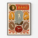 Vintage-Poster Künstler des Fadens Hängend Der Wundervolle Barde