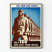 Vintage-Militärposter aus Amerika „The Men Are Ready“