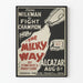 Vintage-Poster Der Milchstraße - Retro-Industrielle Wanddekoration