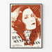 Vintage-Poster Greta Garbo - Die geheimnisvolle Dame