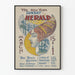 Vintage-Poster New York Sunday Herald 1896