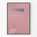 Dekoratives Poster The NIH Stride Program Design Minimalistisch