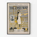 Vintage-Poster The Only Way zur Wanddekoration