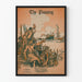 Vintage-Poster The Passing – Amerikanische patriotische Wanddekoration