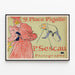 Vintage-Poster Place Pigalle Fotograf P. Sescau — gerahmtes Bild an der Wand