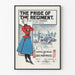 Vintage-Poster The Pride of the Regiment – Militärische Wanddekoration