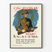 Vintage-Militärposter The Regular Ready