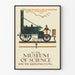 Vintage-Poster der Stephenson-Rakete im Museum of Science