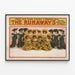 Vintage-Poster The Runaways – Künstlerische Retro-Wanddekoration — gerahmtes Bild an der Wand