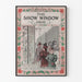 Vintage-Poster The Show Window Januar - Retro-Wanddekoration